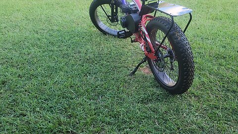 Finishing the fenders for my PhatMoto motorized bicycle.