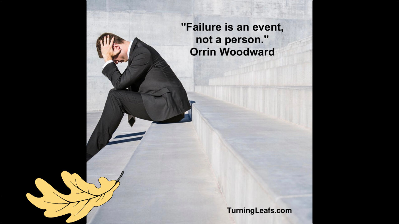 Failure is ...