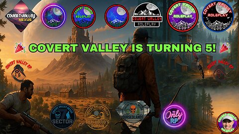 🎉 Covert Valley’s 5th Anniversary Huge Giveaway Event! 🎁