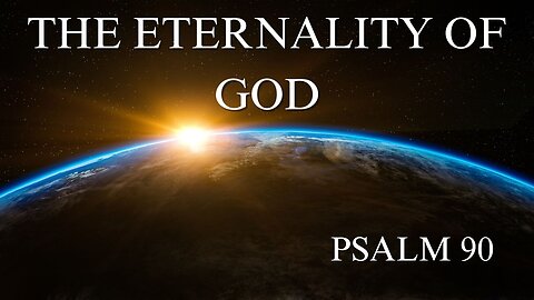 The Eternality of God
