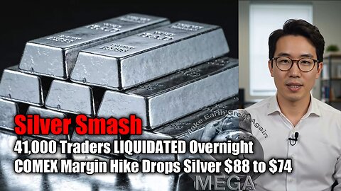 Silver Smash: 41,000 Traders LIQUIDATED Overnight COMEX Margin Hike Drops Silver $88 to $74