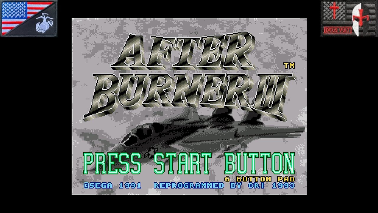 After Burner III (Mega CD - Attract Mode) [EU Version of "アフター・バーナーIII"]