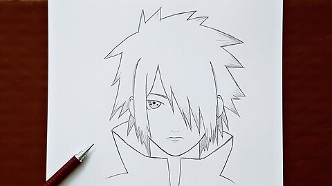 How To Draw Sasuke Uchiha ｜ Naruto - Easy Tutorial