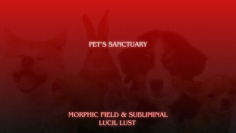 PET HEALING CHAMBER || SUBLIMINAL + MORPHIC FIELD