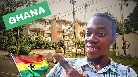 Walking through the Street of Airport Residential | Nortei Ababio St. Accra, Ghana 🇬🇭