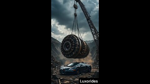 Ferrari Under the Crane #trending