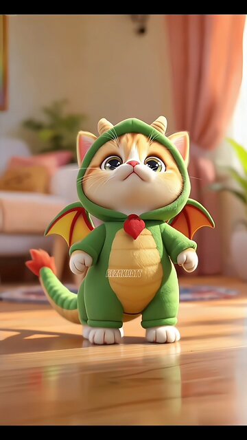 A new little dragon has appeared in the house!