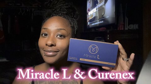 Miracle L on forehead and Curenex on stubborn pimple.