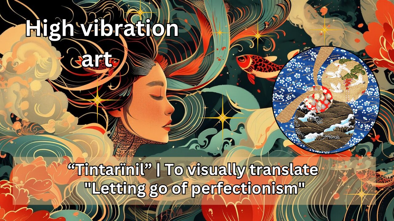 "Tintarïnil" | High vibration art to visually translate "Letting go of perfectionism"