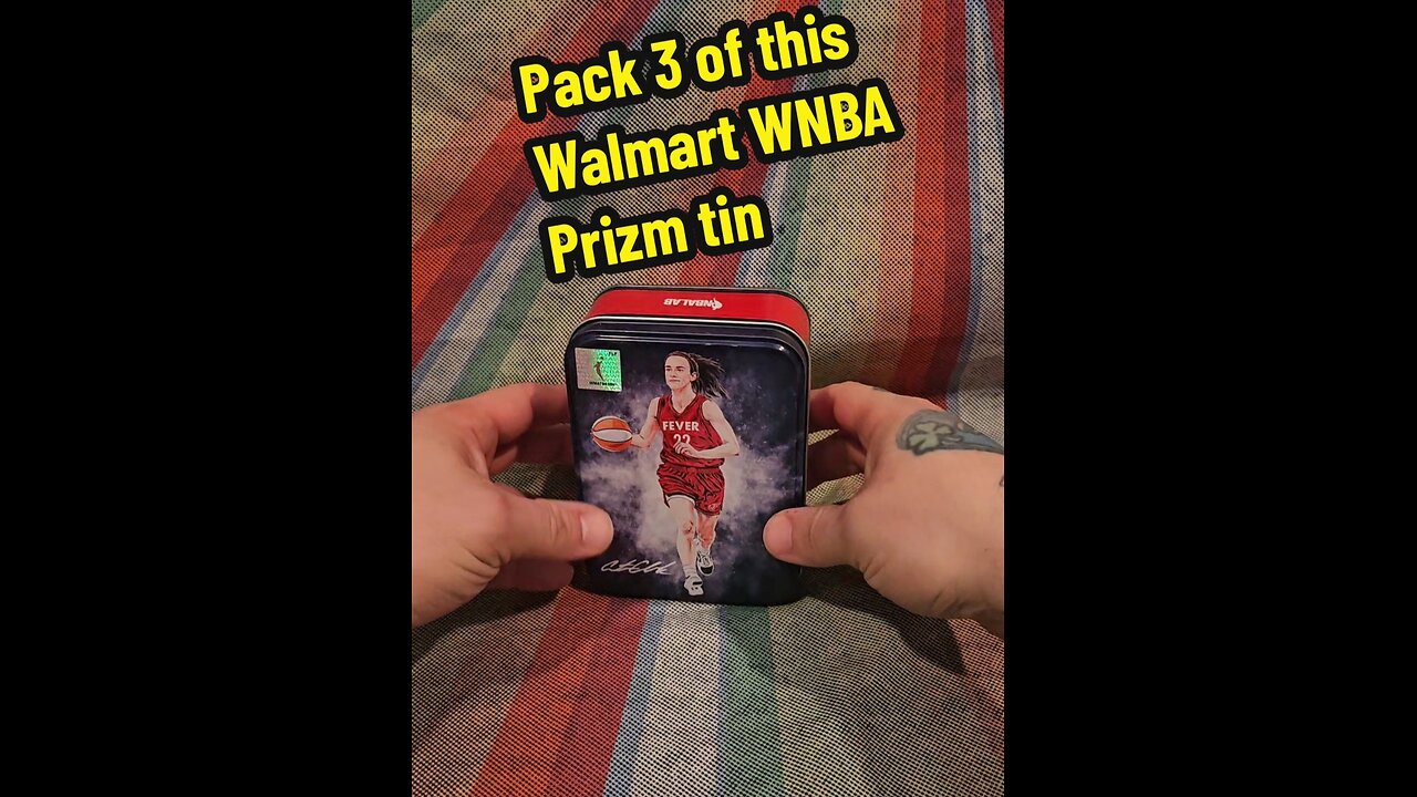 Pack 3 of a 2024-25 WNBA Prizm tin