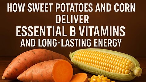 Fuel Up with Sweet Potatoes and Corn for B-Vitamin Power and Steady Vigor! L10