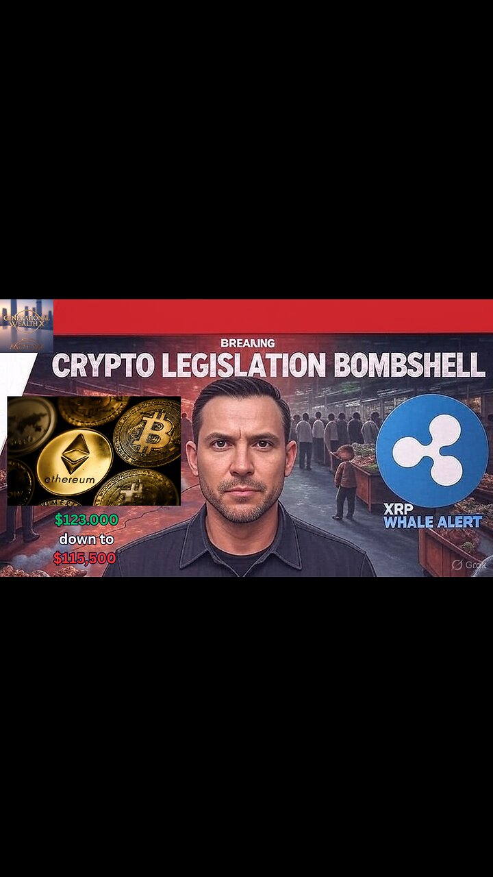 BITCOIN SMASHES $123K! XRP Whale Accumulation + Crypto Legislation Bombshell | July 2025
