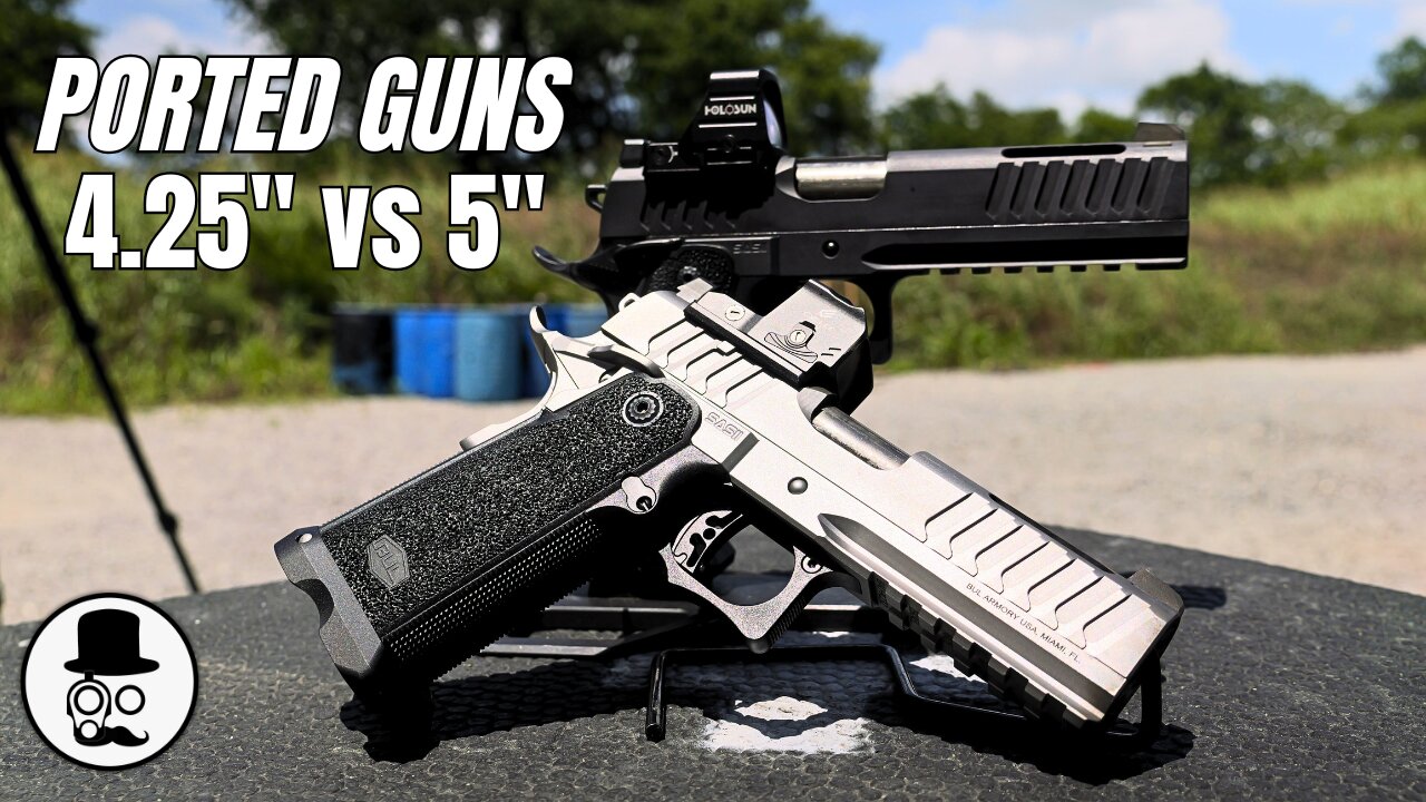 Looking at the difference - Bul Armory Tac Pro 4.25" vs Bul Armory Tac Pro 5"