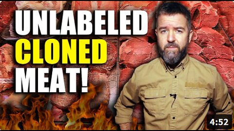 UNLABELED CLONED MEAT And The Global Food TAKEOVER: They're Killing Your Right To REAL FOOD!!
