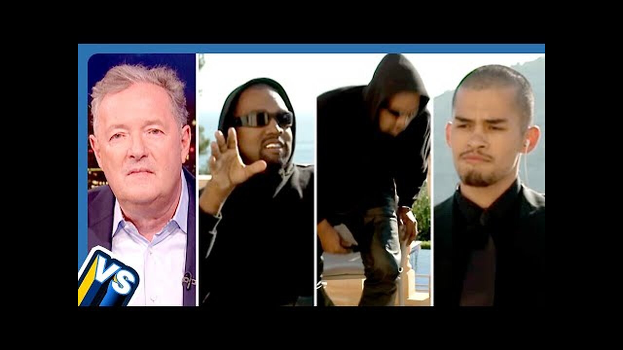 “COWARD!” Kanye West _ Ye WALKS OUT On Piers Morgan Interview _ With Sneako