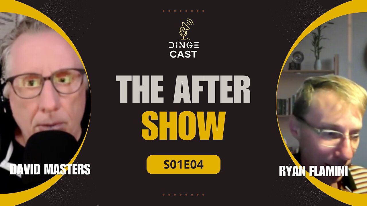 #002 The After Show w/ David Masters | The History Channel Sucks, Govt UAP Footage, & AI | DingeCast