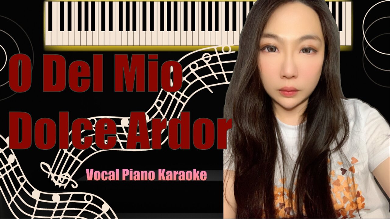 How to Sing and Record Piano Karaoke O Del Mio Dolce Ardor