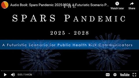 "Revealing the SPARS Pandemic 2025-2028: Insights from the Johns Hopkins University Scenario"