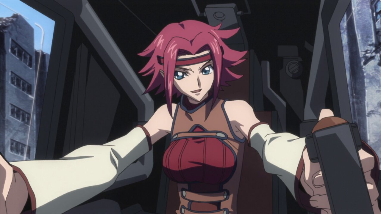 Code Geass - Lelouch helping Kallen
