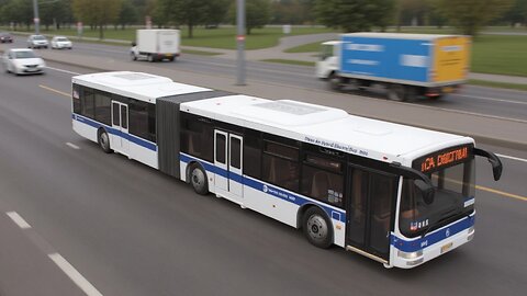 Daron Rt8563 New York City Mta Metro Articulated Electric Bus 1:43 Scale- 16 Inches Long White/Blue/