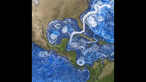 ¿Vivimos en el mundo de Van Gogh? Así es un modelo de la circulación global oceánica