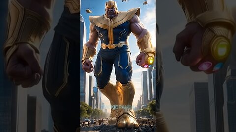 Thanos vs Avengers： The Epic City Showdown! #Shorts #Marvel #SpiderMan #IronMan #Cartoon
