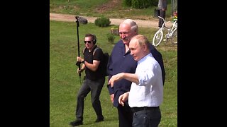 Putin y Lukashenko mantienen una reunión informal en la isla rusa de Valaam