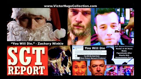 Santa SGT Report Stew Peters Dustin Nemos Normalize Tim Poole Candace Owens VictorHugo Death Threats