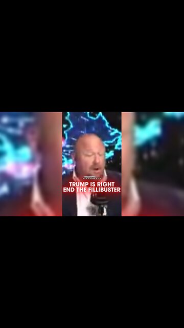 Alex Jones: Trump is Right, Republicans Have To Get Rid of The Filibuster - 11/6/25