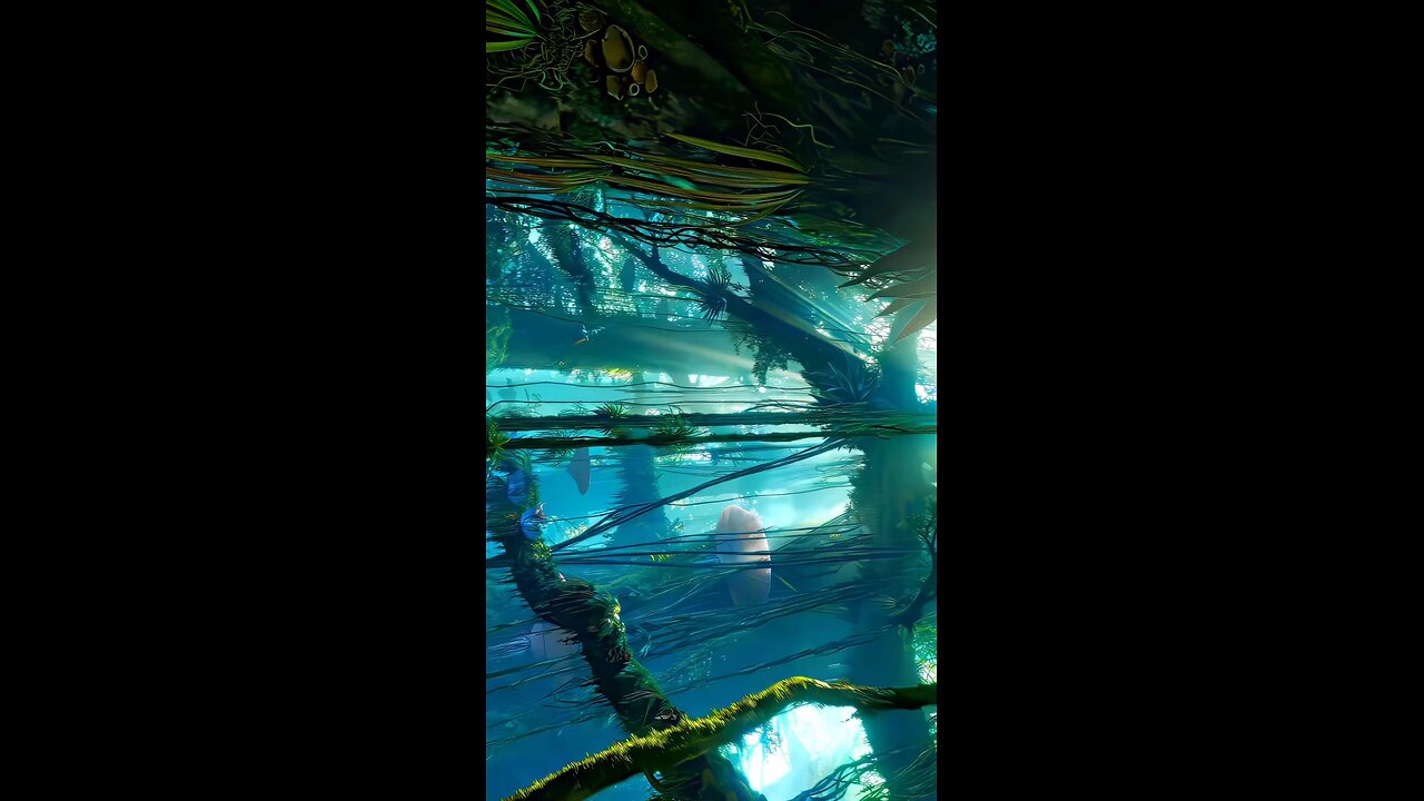 Exploring a Stunning Underwater Jungle 🌿 | Unreal Fantasy World | #shorts