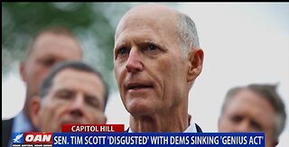 SEN TIM SCOTT DISGUSTED WITH DEMS SINKING GENIUS ACT