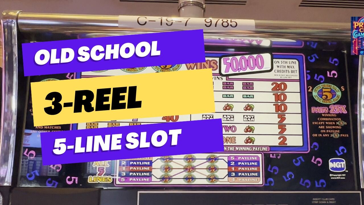 Old School 5-Line Slot 🎰🍒🎰