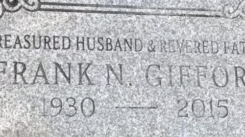 FAMOUS GRAVES - VOL. 124: FRANK GIFFORD