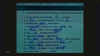 9.14.25 To Be Verbs ser verbos