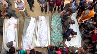 Israel strikes Gaza City as Hamas releases hostage video