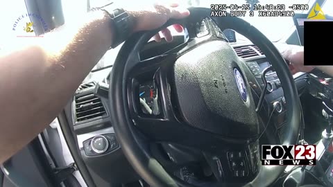 Unmanned Cruiser Rolls Over Handcuffed Man