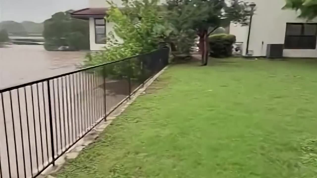 San Gabriel River in Texas floods after heavy rain
