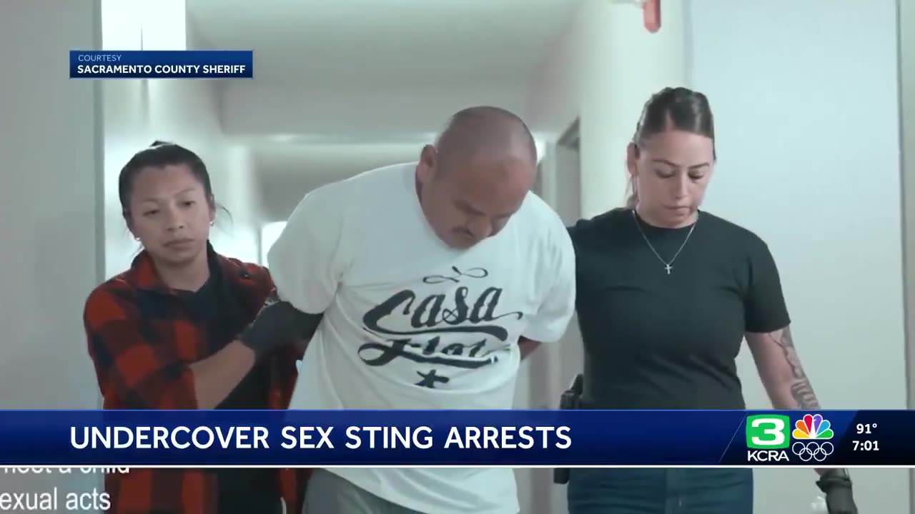 Breaking⛔️13 arrested for child exploitation in Sacramento sting operation