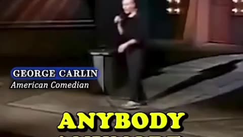 George Carlin called out the hypocrisy years ago...