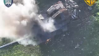 💀🔥 Destruction of the enemy assault group in the Donetsk region.