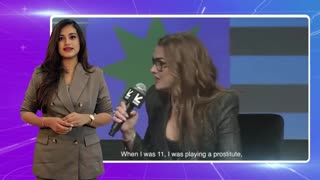 Moment Brooke Shields interrupts Meghan Markle live on stage
