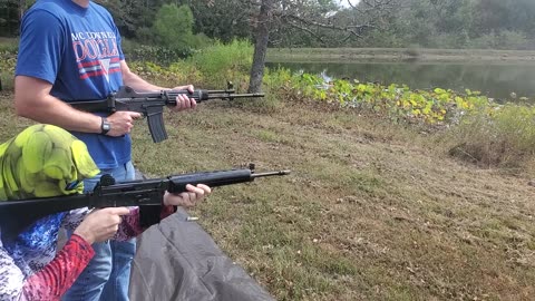Daewoo K2 and Armalite AR-18