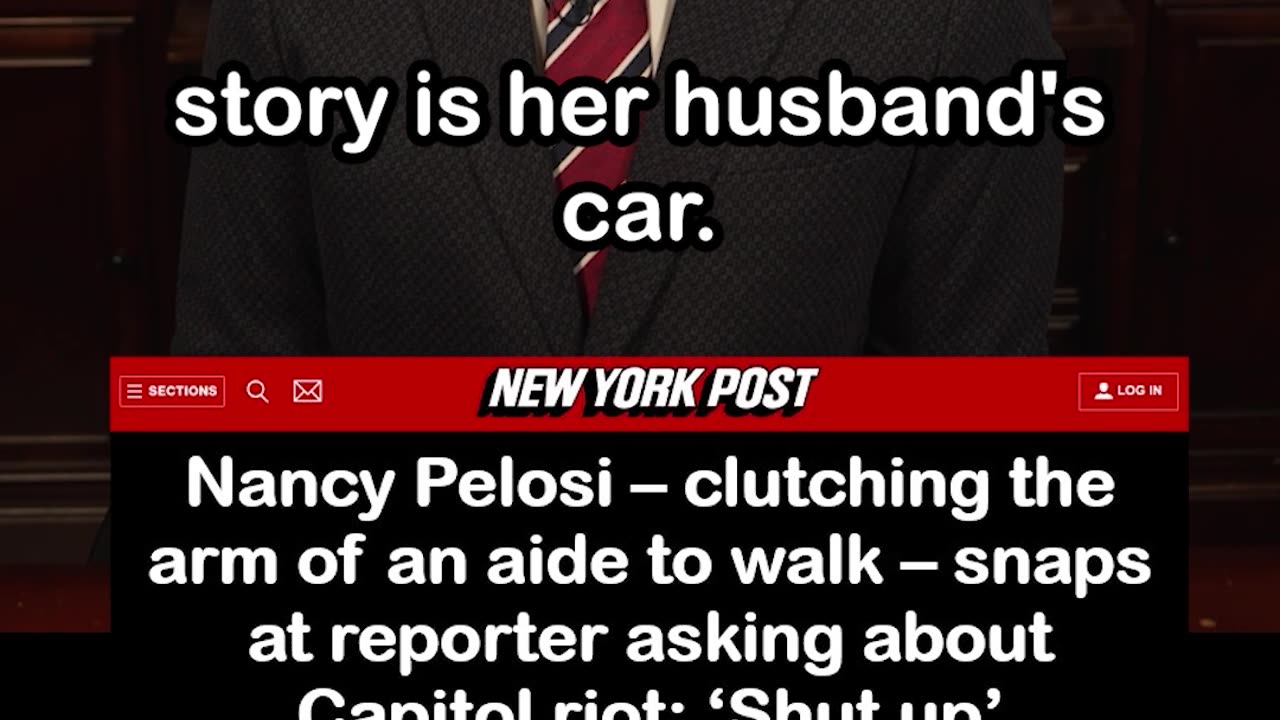 Nancy Pelosi Snaps at Reporter about Capitol Riot: "Shut up"