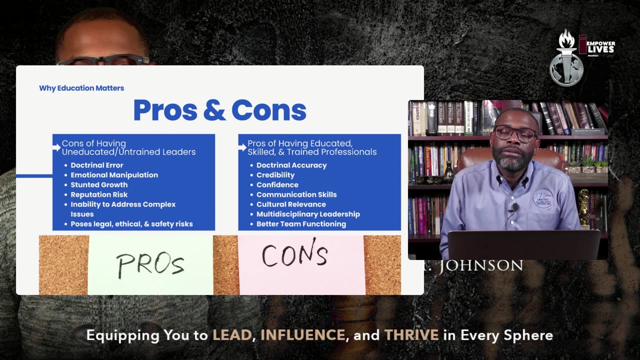 EMPOWERMENT MONDAY: Why Education Matters - Especially in Ministry (Conclusion)