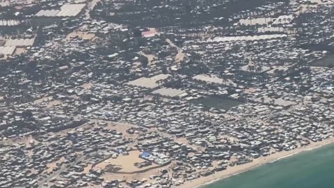 This is why the occupation bans foreign journalists from entering Gaza or filming it from the air