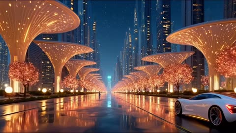 Future City 2050 in 4K | Smart Utopia, AI Transport, Luxury Domes & Neon Roads