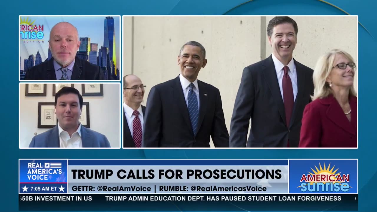 TRUMP CALLS FOR PROSECUTIONS