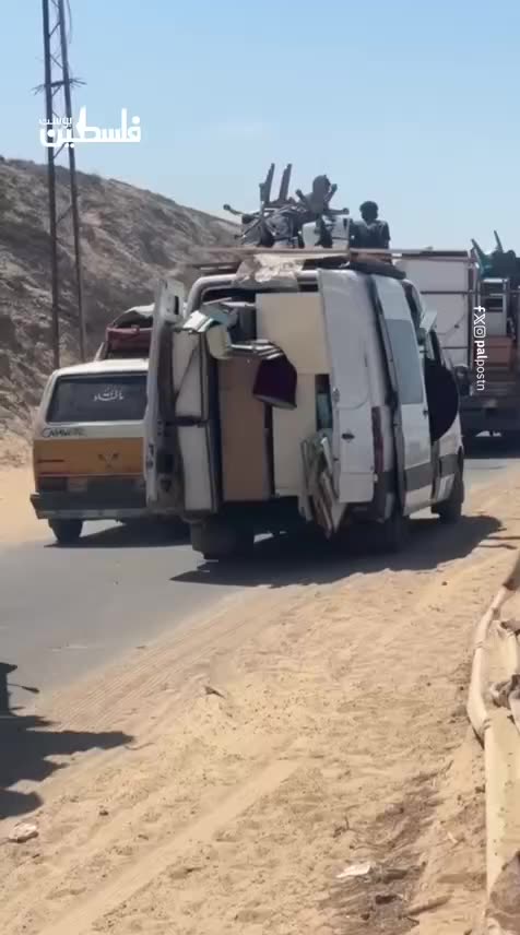 More Palestinians are once again forced to leave Gaza City to the southern areas of the Gaza Strip