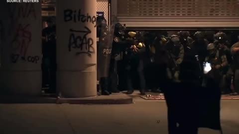 National Guard comes out shooting and disperses LA rioters quickly