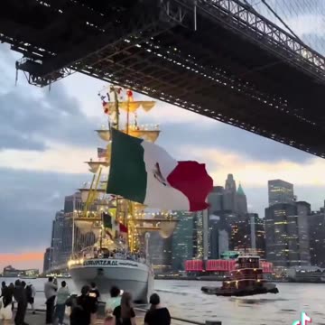 The ship, called Cuauhtémoc